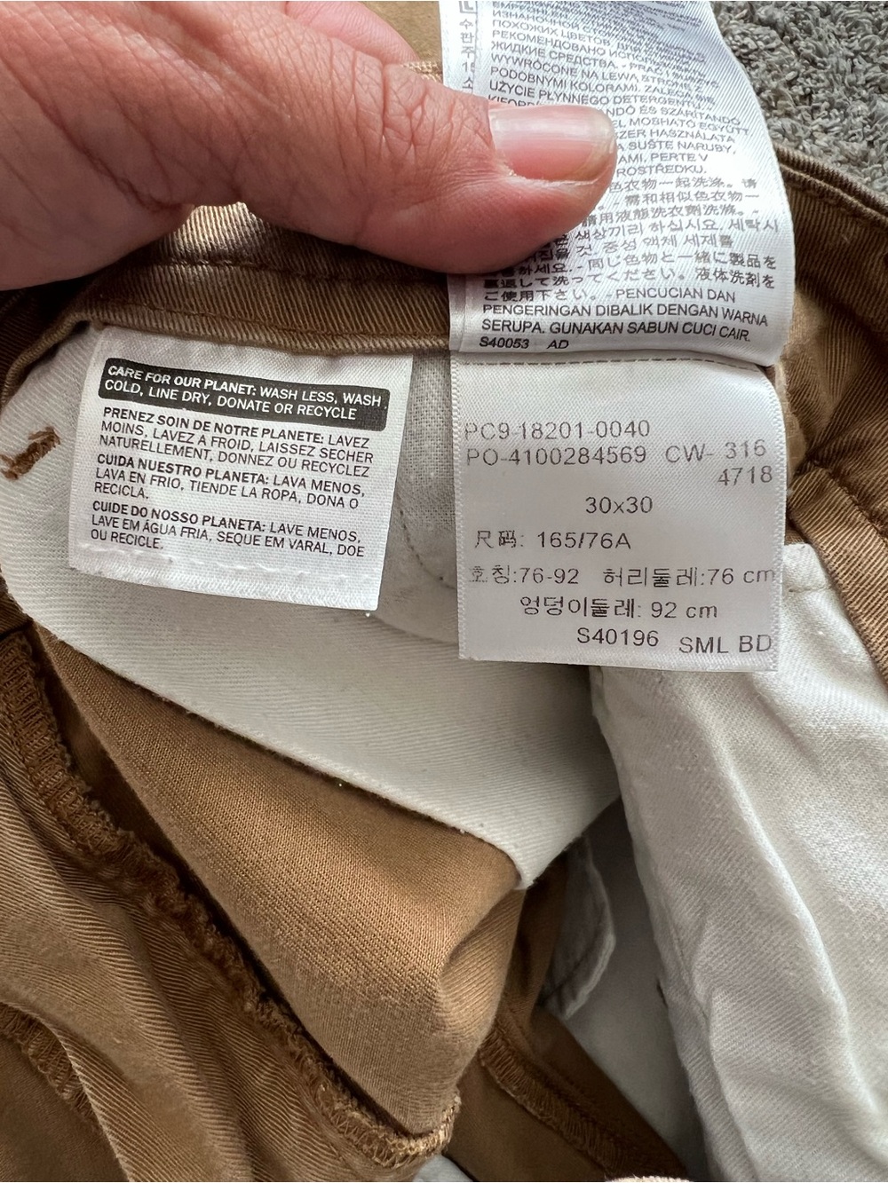 Levi's Men's Caramel Tan Chinos - Picture 3 of 4